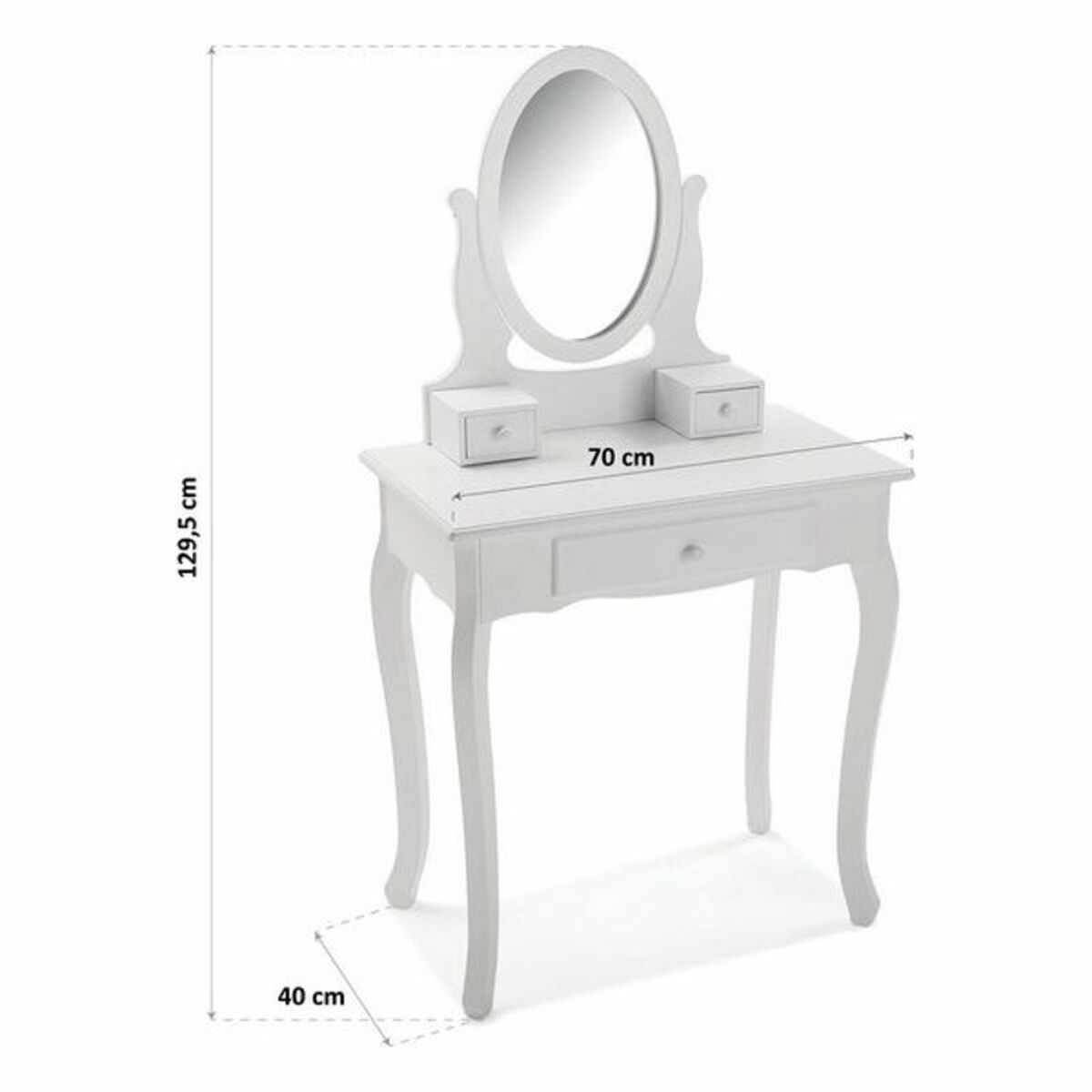 Spiller Versa Speil Tre MDF (40 x 129,5 x 70 cm)